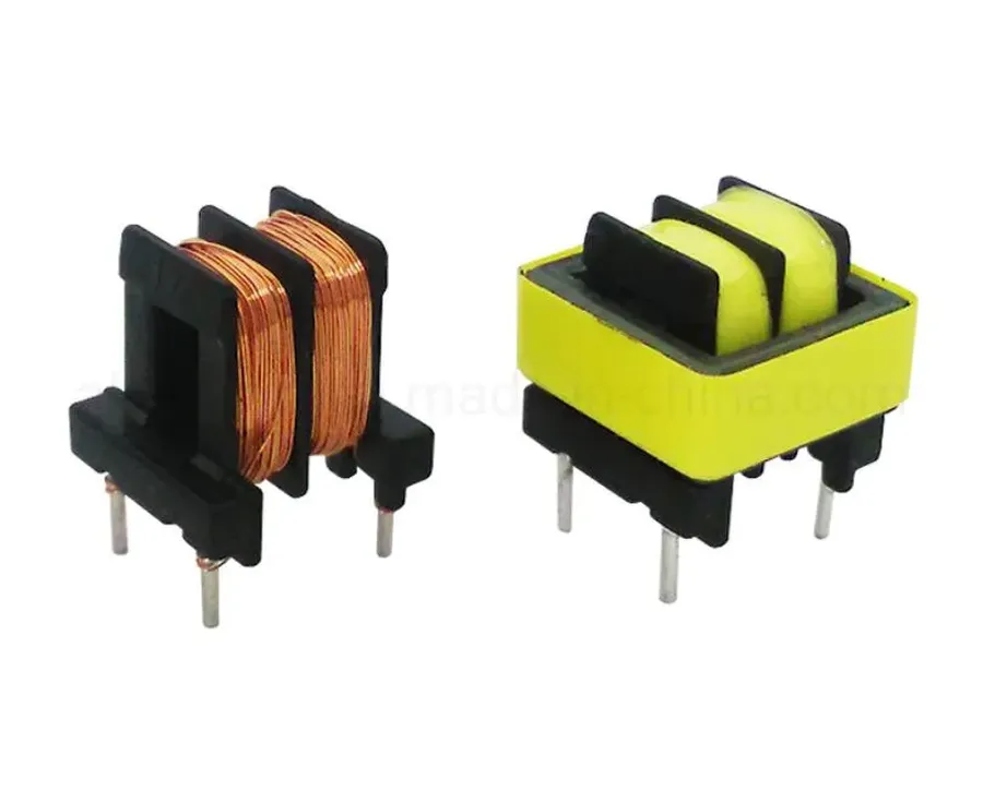 A winding process of a PCB transformer.