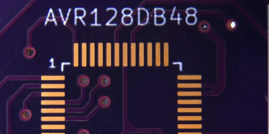 A visual comparison of two different PCBs.