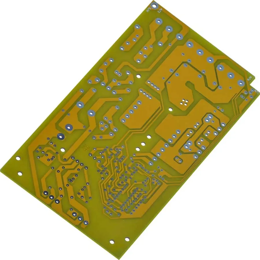 A manufacturing facility with equipment for producing single layer PCBs.