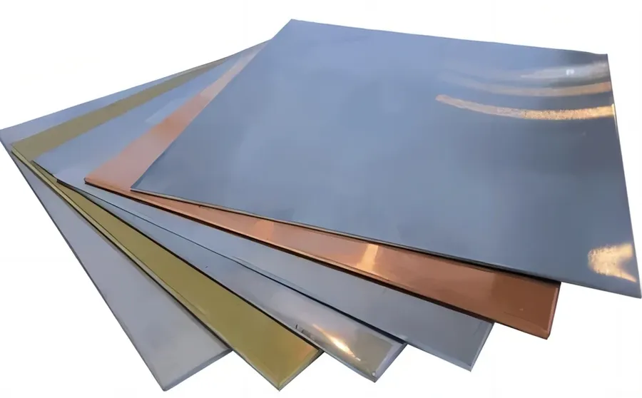 A stack of raw materials used in PCB manufacturing.