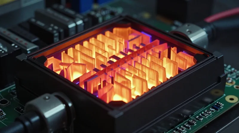 Thermal stress visualization on power electronic components of an EV charger