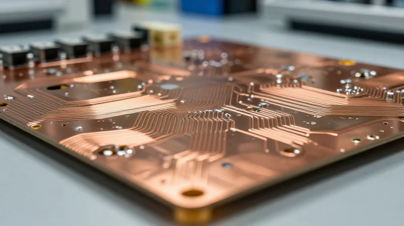 Heavy copper PCB in an EV charging power module