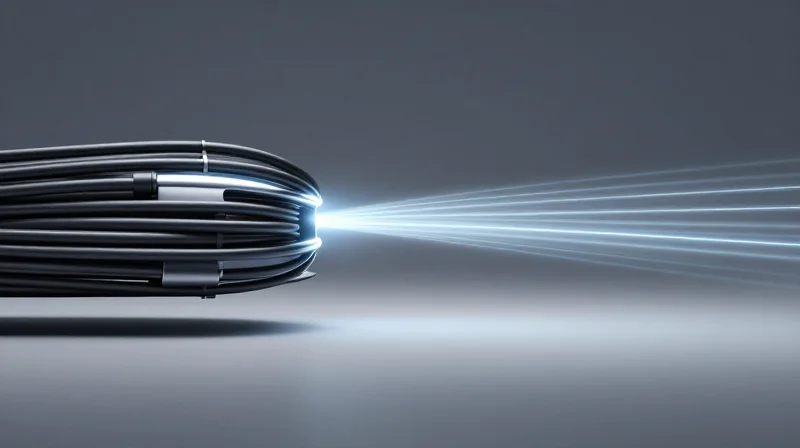 Abstract representation of light and heavy materials in an EV chassis reflecting efficiency gains.