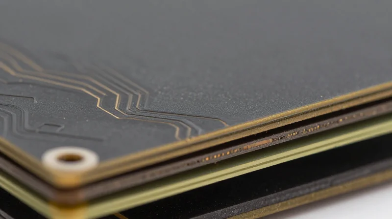 High-frequency PCB material layers compared to standard substrates