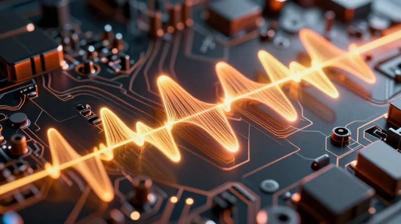 Electromagnetic wave propagation through a complex PCB substrate structure