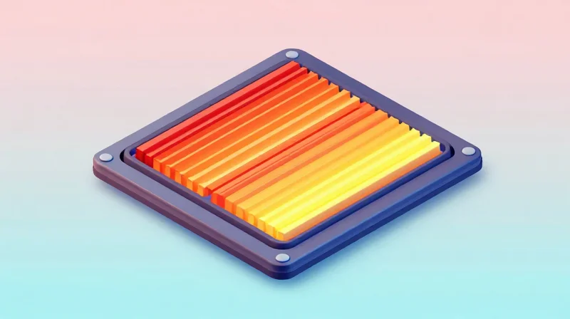 Isometric 3D model showing heat dissipation pathways in a rigid-flex electronic module.
