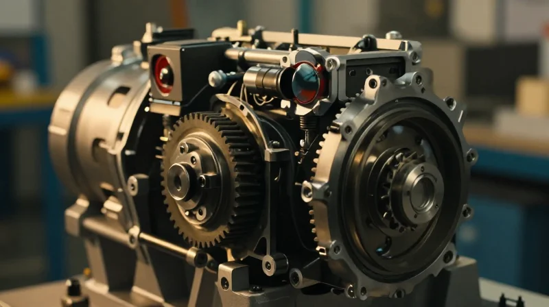 A close up of a complex automotive steering component representing mechanical integrity and risk