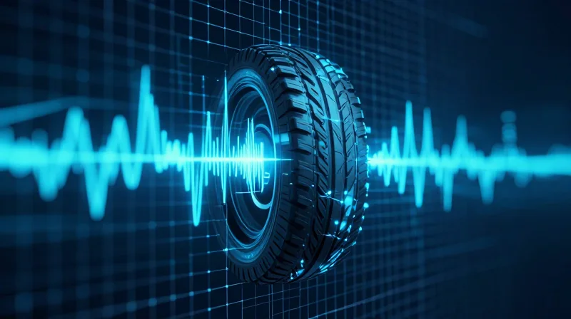 Data flow from tire to autonomous vehicle system
