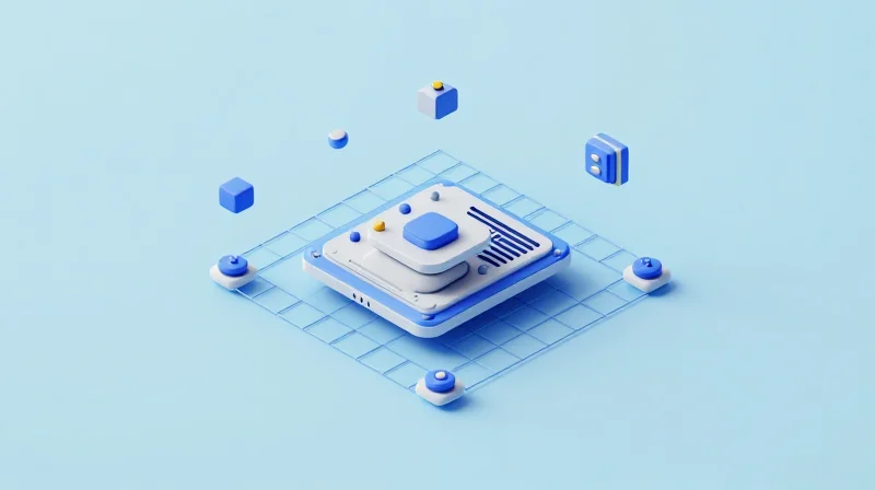 Isometric view of a modern modular automotive electronic system
