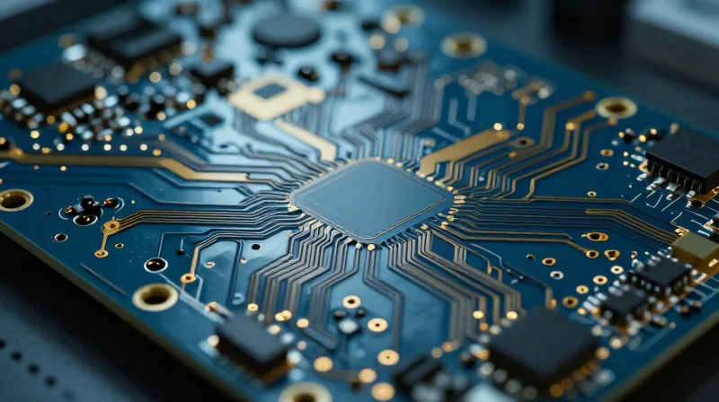 A high-tech rigid-flex printed circuit board designed for precision LiDAR sensor integration