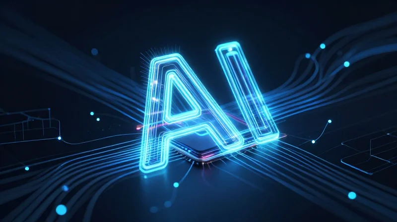 Abstract futuristic design representing AI-augmented automotive engineering