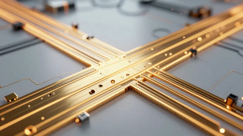 Visualization of high-frequency wireless signal traces on a circuit board