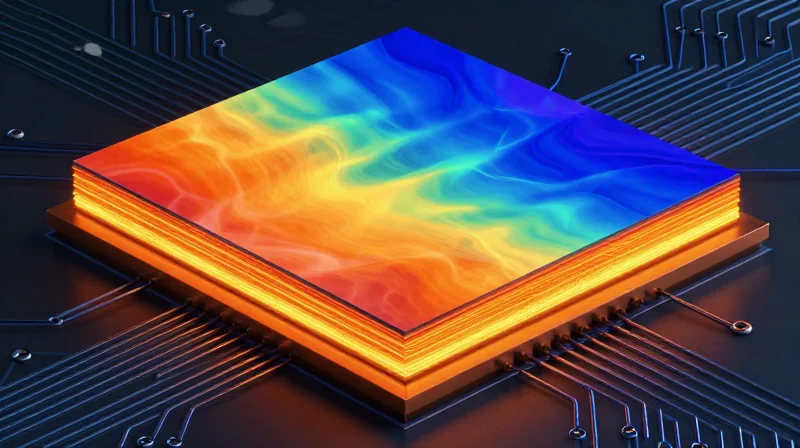 Thermal distribution in thick copper PCB layers