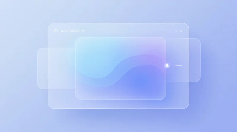 Abstract software-defined climate control interface mockup