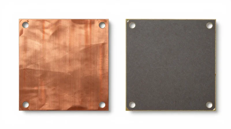 Side-by-side visual comparison of different PCB material structures.
