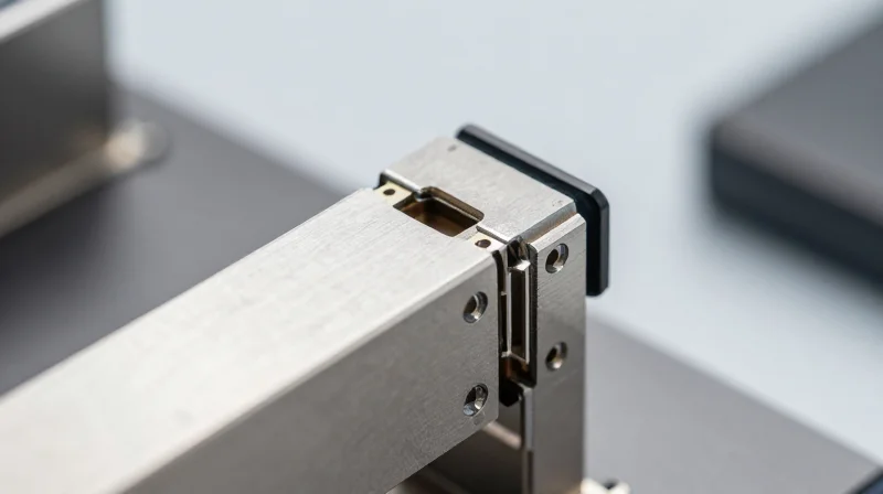 Detailed 3D render of Via-in-Pad structure in a PCB