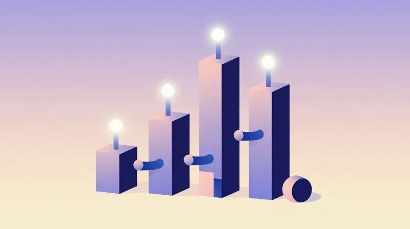 Abstract conceptual art representing modular design and growth for future technologies.