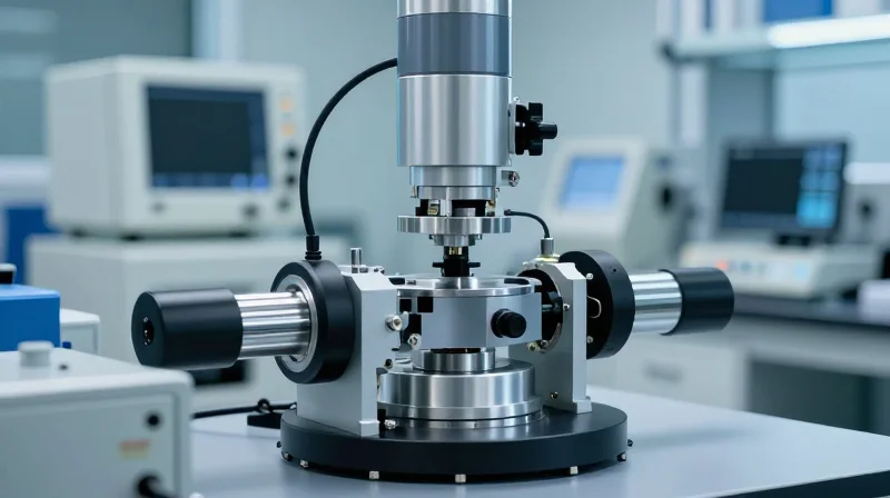 Professional laboratory setting showing electronic testing equipment for durability validation