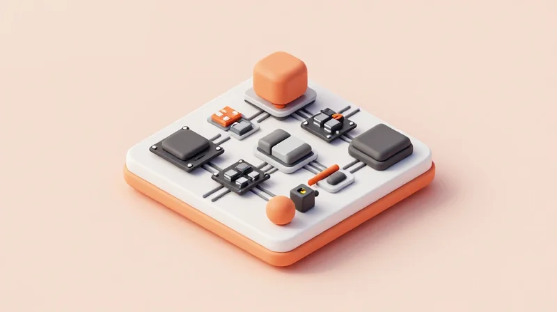 Isometric view of a streamlined and optimized automotive heating module