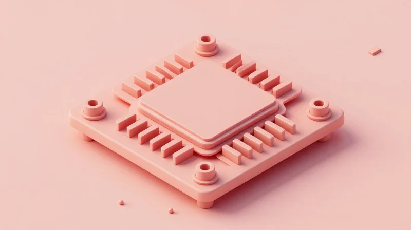 Isometric 3D model showing reinforced via structures within a PCB, emphasizing structural integrity and interconnected layers.