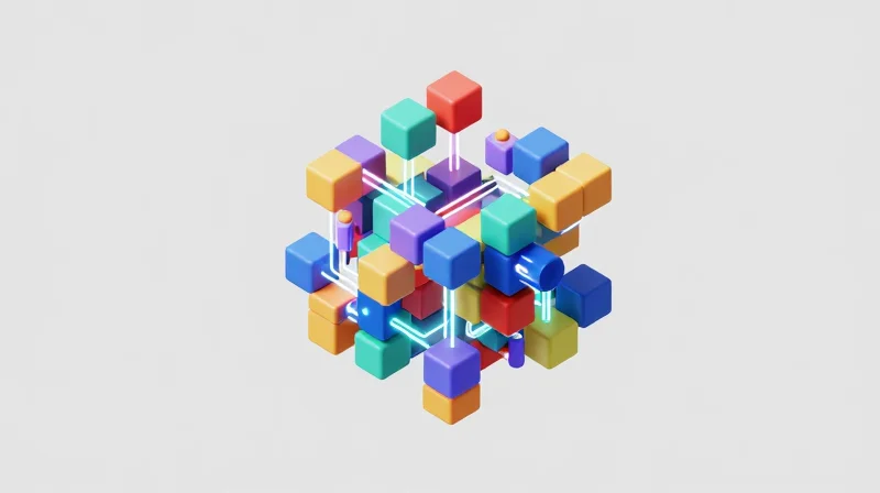 3D visualization of modular electronics assembly demonstrating reduced physical footprint and material usage.