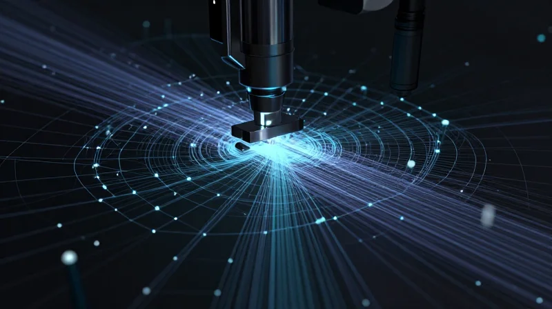 Abstract digital visualization of precision surface inspection