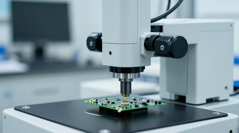 A professional quality assurance inspection environment for medical grade electronic components
