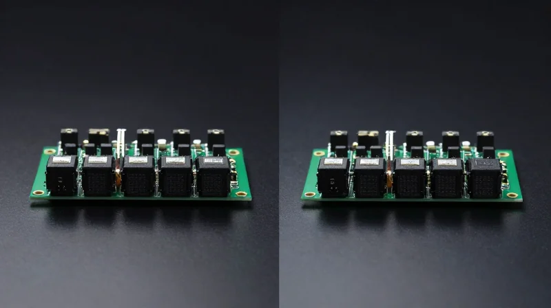 A side-by-side comparison of two different electronic controller architectures for wheelchairs.