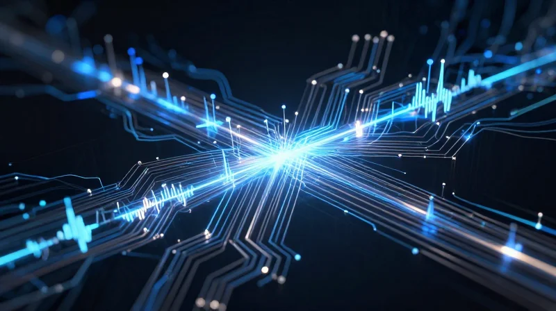 Abstract data flow through high-speed circuitry