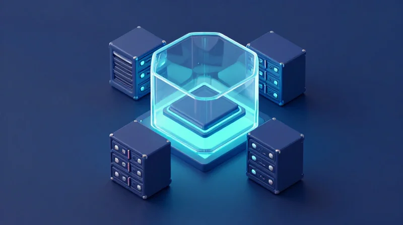 A digital shield protecting an electronic hardware core.