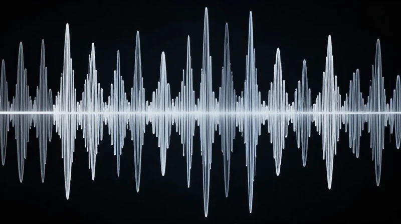 Abstract representation of signal isolation, showing clear lines protected from chaotic interference patterns.