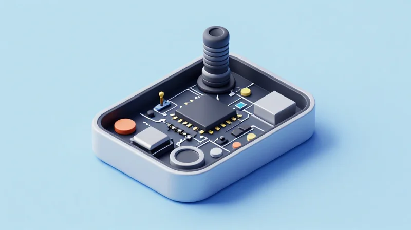 A sophisticated, minimalist view of a high-end camera internal module showing the integration of complex PCB design into a small space.