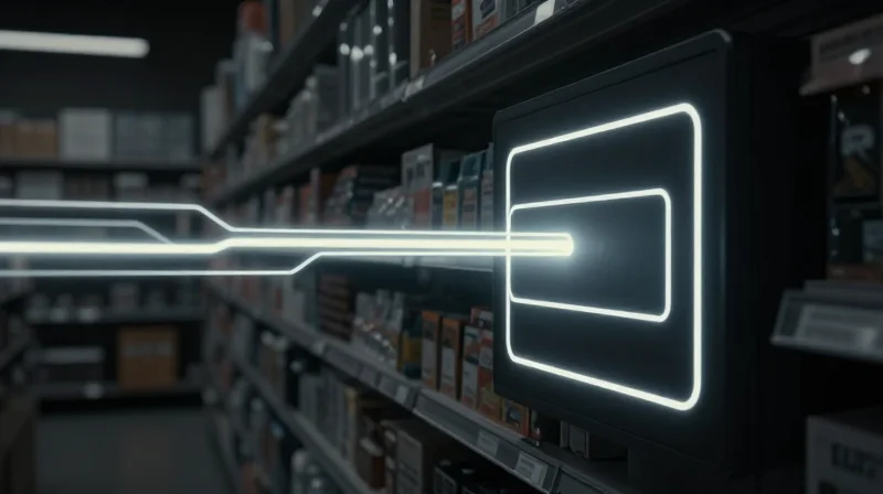 An abstract representation of energy leakage in a retail environment