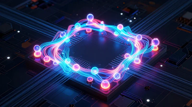 Abstract digital twin representation of heat distribution on a circuit board