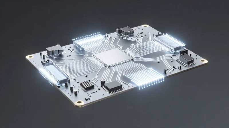 A metaphorical conceptual image of a perfectly engineered device component
