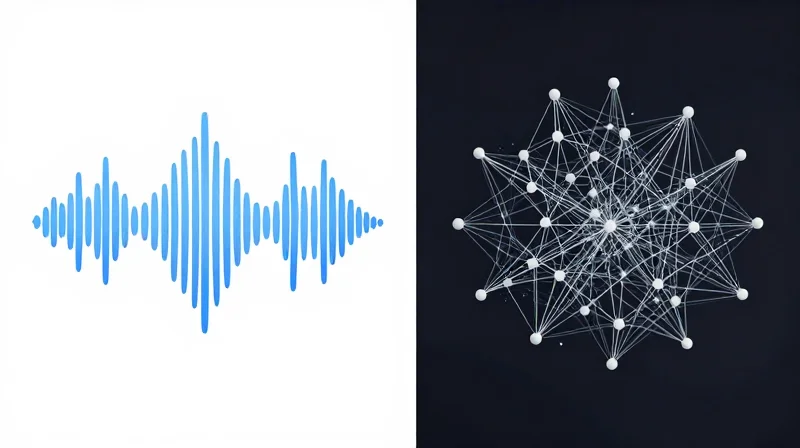Conceptual visualization of signal waves, representing long-range low-power connectivity versus cellular network communication.