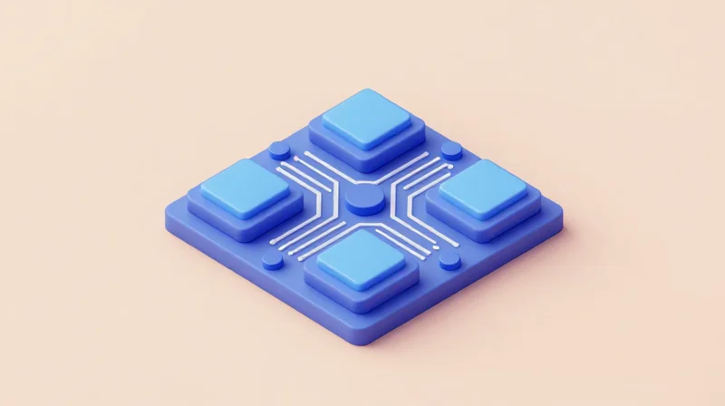 Isometric 3D illustration of high-current power electronic systems