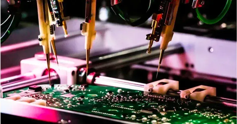 Automotive PCB undergoing durability testing