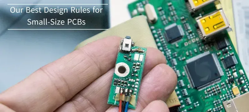 A detailed view of a compact PCB design for portable devices