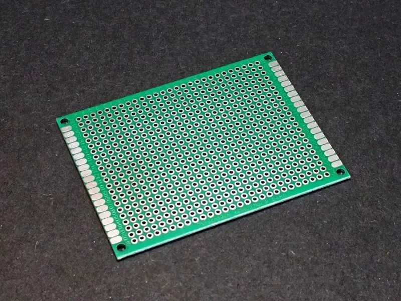 An image of a PCB prototype board