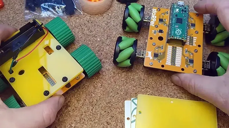 A PCB designed for a robot.