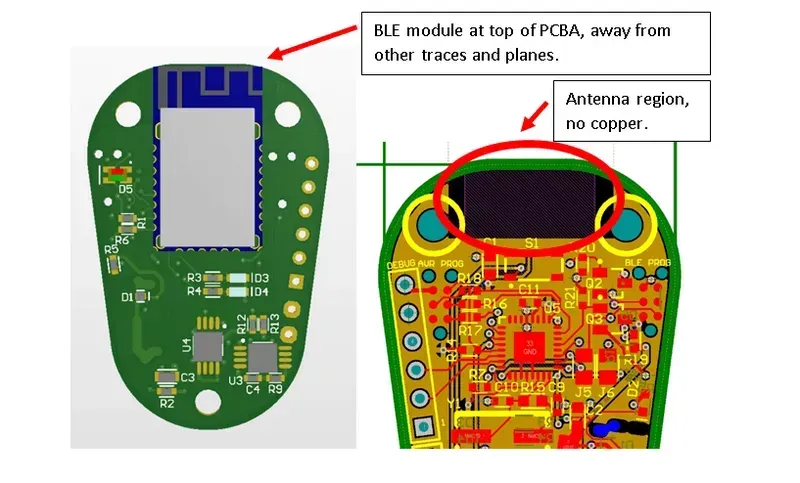Wireless audio PCB design