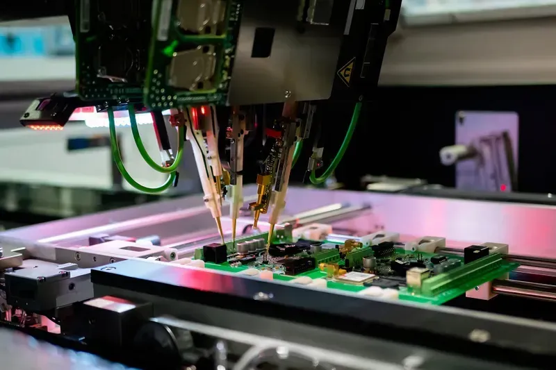 Assembly and testing of a PCB