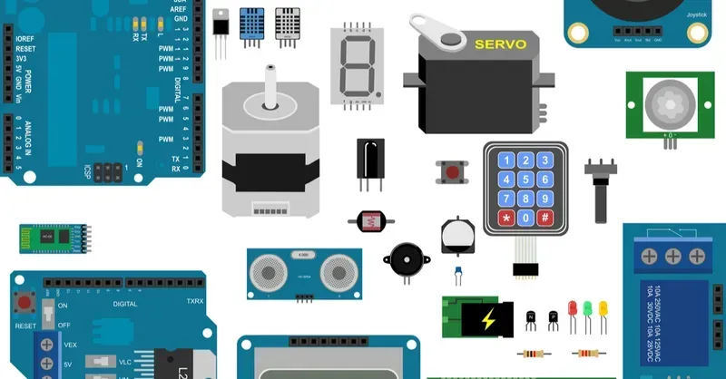 A sample of a rapidly prototyped PCB