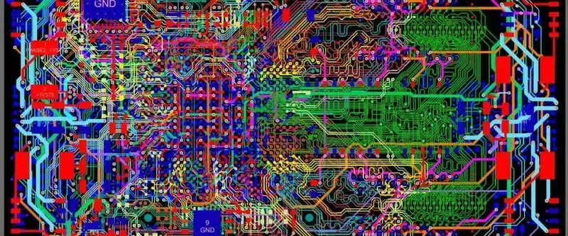 A high-density PCB layout
