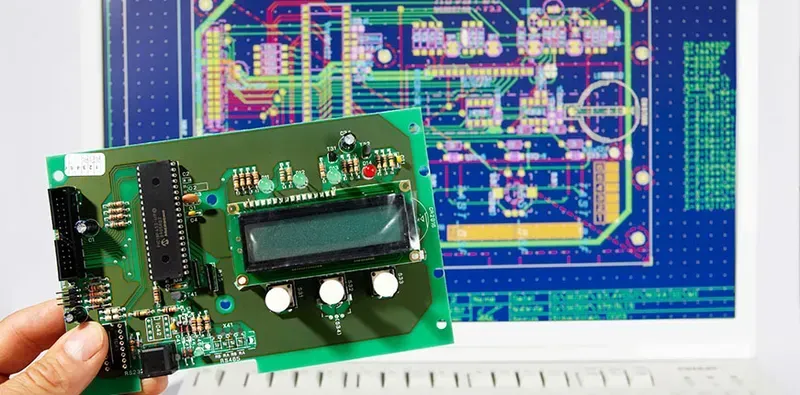 A sample of high-temperature PCB material