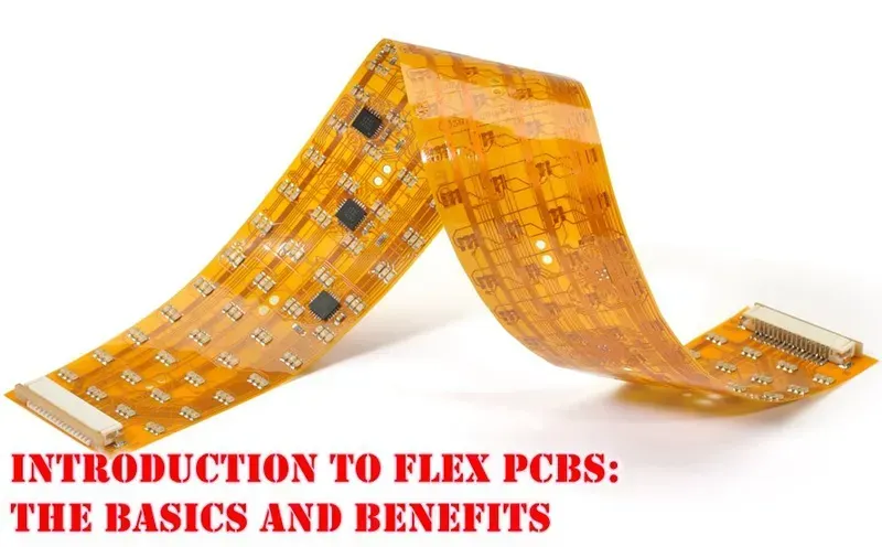 A flexible PCB sample