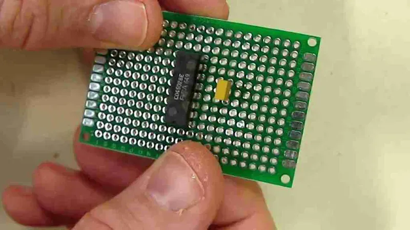 A prototype PCB for an environmental monitoring buoy